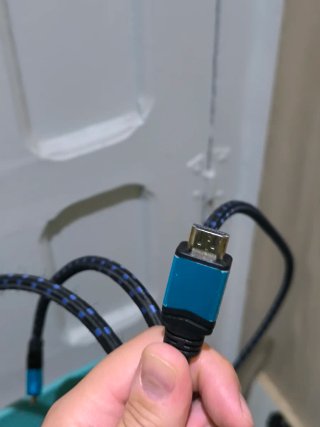 Cable HDMI Nano Cable Negro y Azul