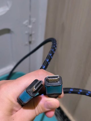 Cable HDMI Nano Cable Negro y Azul