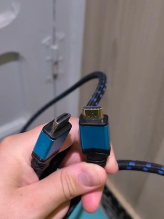 Cable HDMI Nano Cable Negro y Azul