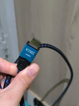 Cable HDMI Nano Cable Negro y Azul