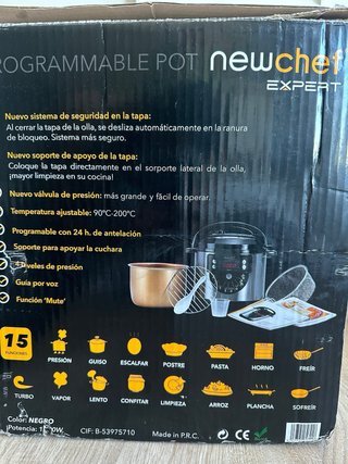 Robot de Cocina y Olla Programable Newchef