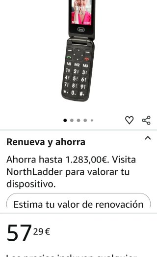 Teléfono Trevi Flex Plus 55 Senior