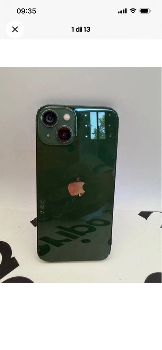 iPhone 13 128GB Verde Batteria 77%