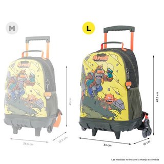 Mochila Totto con ruedas Brawlmaster L
