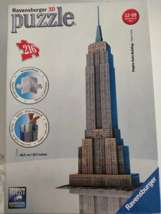 Puzzle 3D Ravensburger Empire State Building 216 p