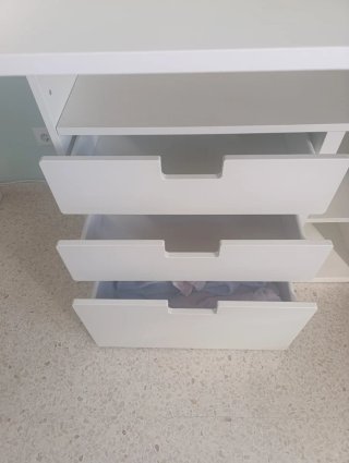 Cambiador Ikea Smastad Blanco 90x79x100
