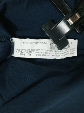 Polo donna Piazza Italia blu scuro tg XL