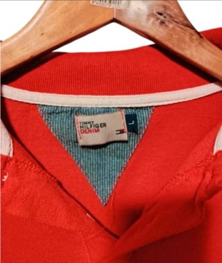 Polo Tommy Hilfiger Rojo Talla M