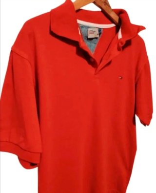 Polo Tommy Hilfiger Rojo Talla M