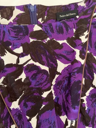 Vestido Pedro del Hierro floral morado