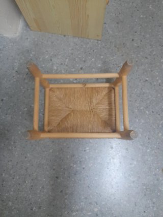 Banqueta/Taburete de madera