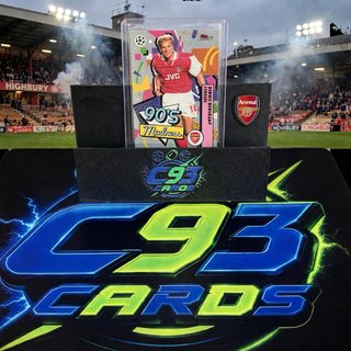 Cromos de fútbol 90's Madness Dennis Bergkamp