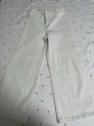 Pantalón ancho blanco