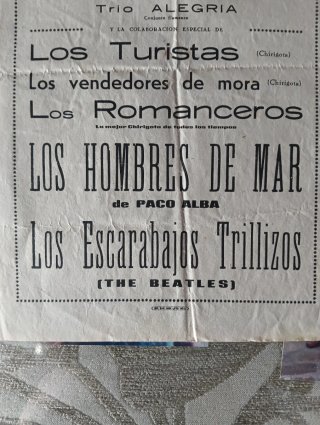 Cartel Carnaval 1965 Flamenco Teatro