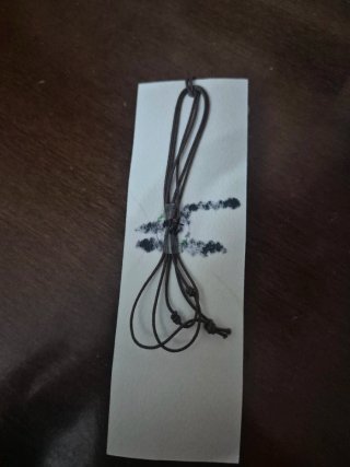 Croce in legno collana e citazione