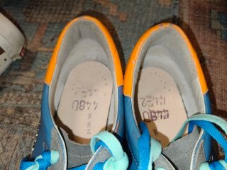 Golden Goose Superstar Blu/Grigio Stella Arancione