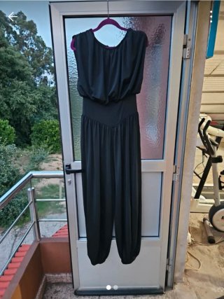 Mono negro manga corta talla única