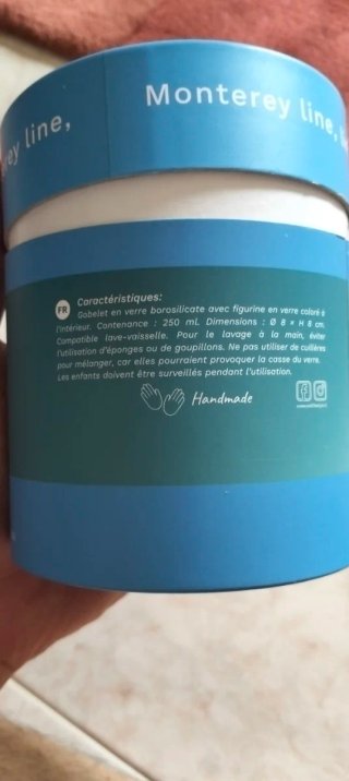 Bicchieri in vetro borosilicato con 6 soggetti div