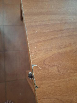 Mesa y sillas de cocina plegable de madera