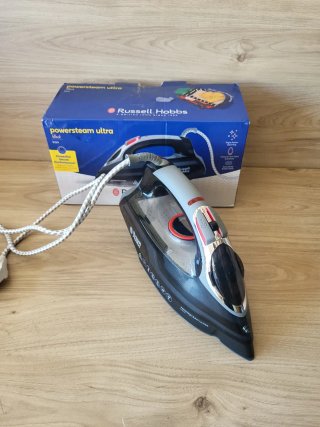 Plancha Russell Hobbs Power Steam Ultra Negra