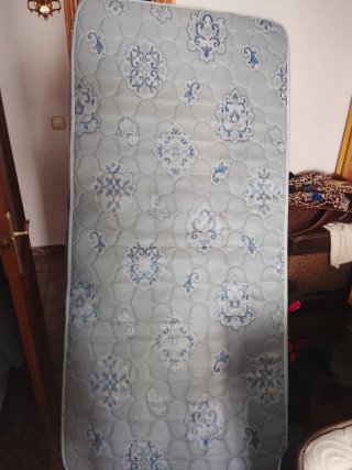 Colchón individual con estampado floral