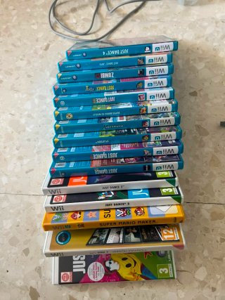 Consola Wii U Negra + Juegos