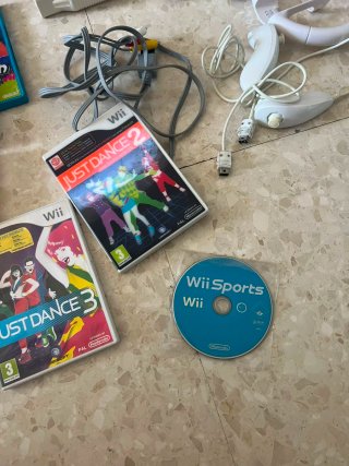 Consola Wii U Negra + Juegos