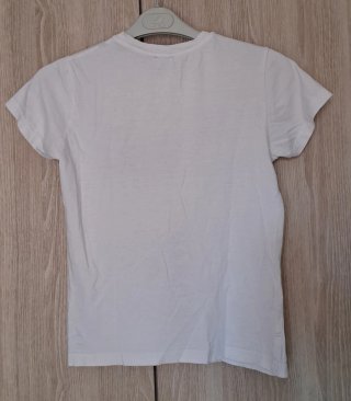 Camiseta Diesel Blanca Estampada