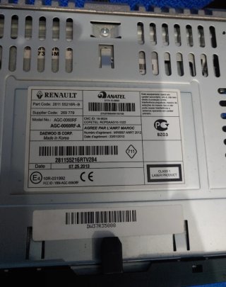 Radio Cd USB Dacia Sandero Logan Dokker