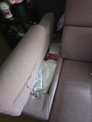 Sofá Chaiselongue Malva. GRIS ROSA