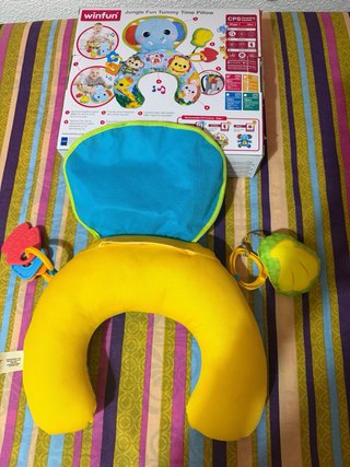Cojín Tummy Time WinFun Elefante