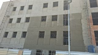 revestimiento fachada mortero