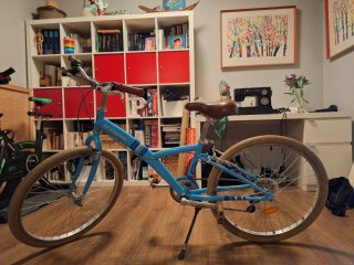 Bicicleta infantil Decathlon azul