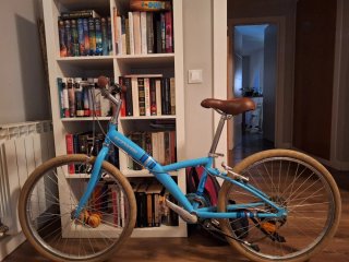 Bicicleta infantil Decathlon azul