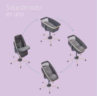 Maxi-Cosi ALBA Cuna Reclinable Moisés Trona