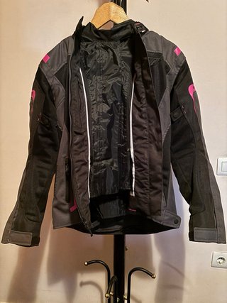 Chaqueta Moto Verano SEVENTY SD-JT68 GRIS/ROSA