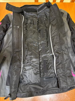 Chaqueta Moto Verano SEVENTY SD-JT68 GRIS/ROSA
