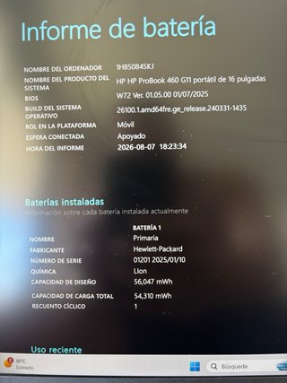 HP ProBook 460 G11 Ultra 5 16GB 512GB Como Nuevo