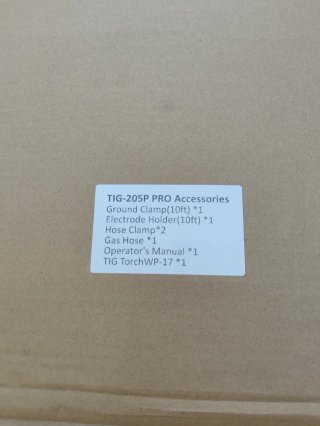 Soldadora TIG 205P Pro Nueva