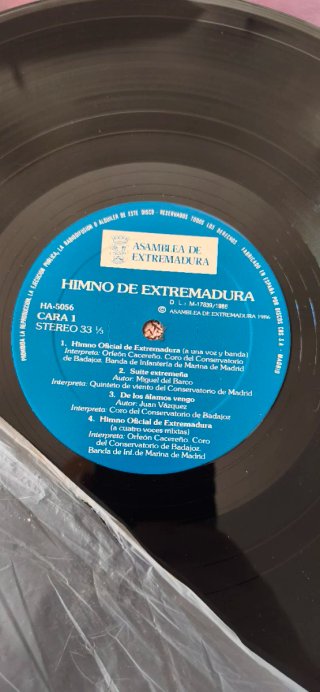 Vinilo Himno de Extremadura