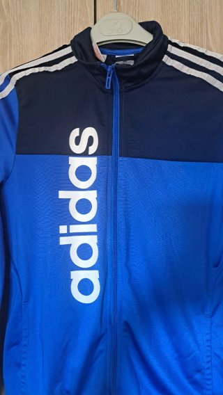 Chaqueta Adidas azul y negra