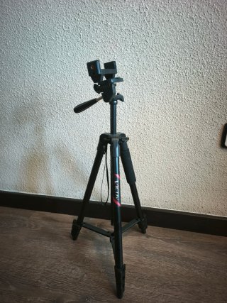 Softbox y trípode para fotografía
