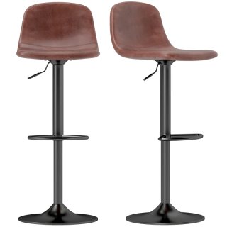 2 Taburetes altos giratorios 360°