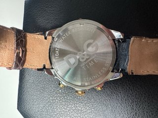 Reloj D&G Cronógrafo Swiss Made Dorado