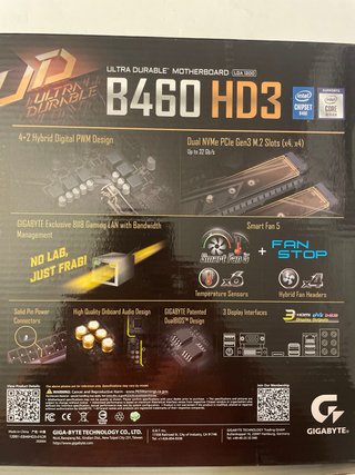 Placa Base Gigabyte B460 HD3 Intel
