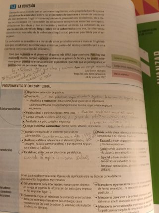 Lengua 1° Bachillerato