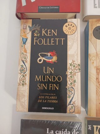Lote 6 libros Ken Follet