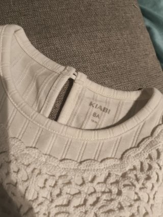 Vestido blanco 8 años