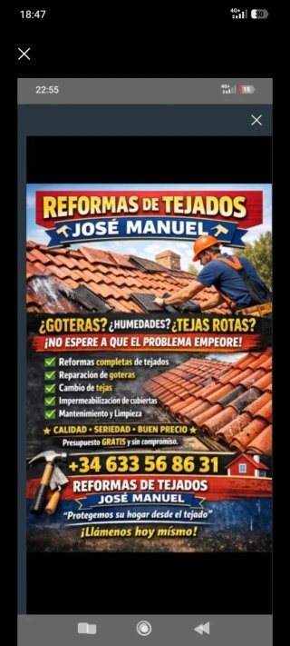 Reformas de Tejados José Manuel
