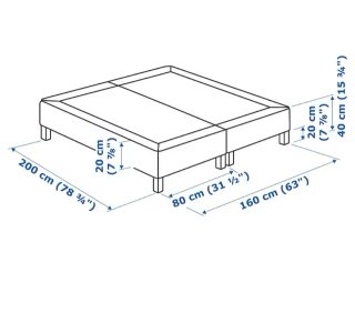 Estructura Cama IKEA Espevar